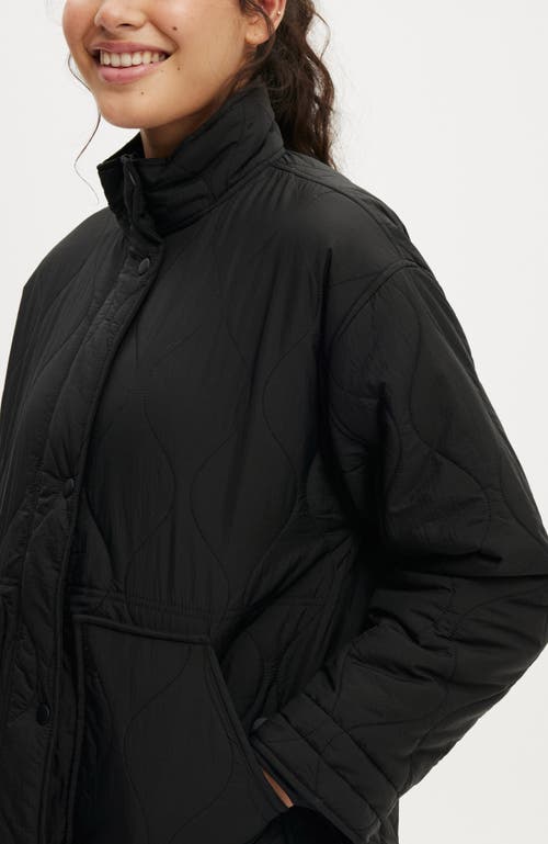 COTTON ON BODY COTTON ON BODY WARM UP RELAXED LIGHTWEIGHT JACKET