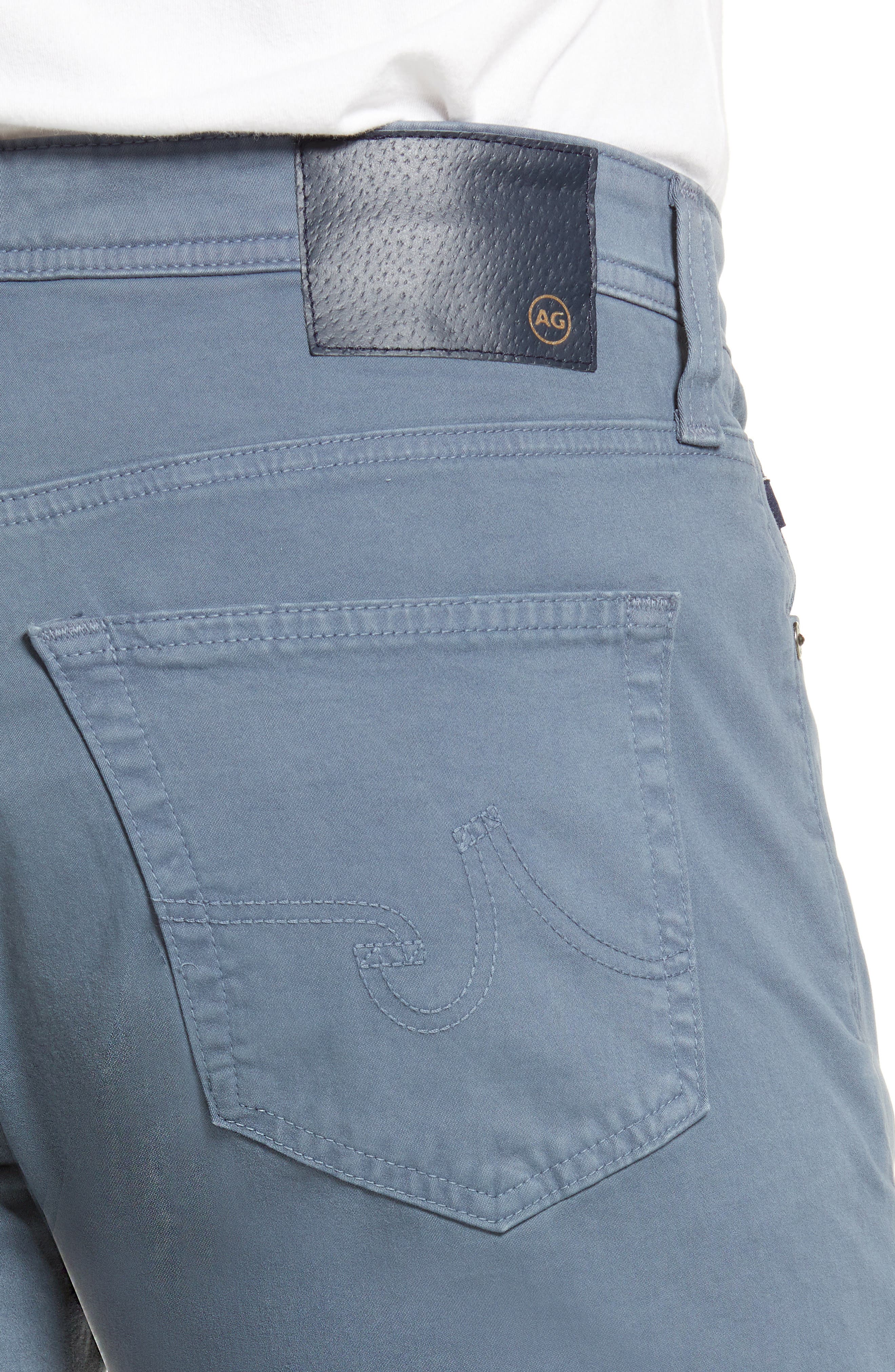 Мужские AG Everett Stretch Sateen Slim Straight Pants — фото 4