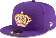 New Era Men's New Era  Purple Los Angeles Kings Vintage Core 59FIFTY Fitted Hat