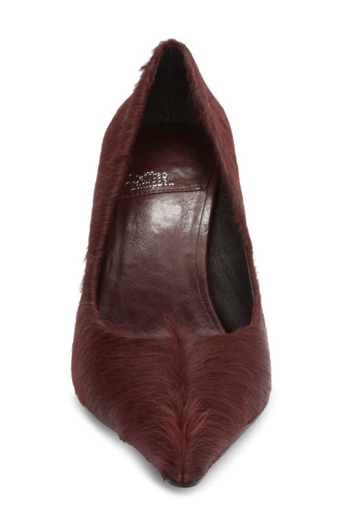 Jeffrey Campbell Genuine Calf Hair Pointed Toe Pump In Animal Print