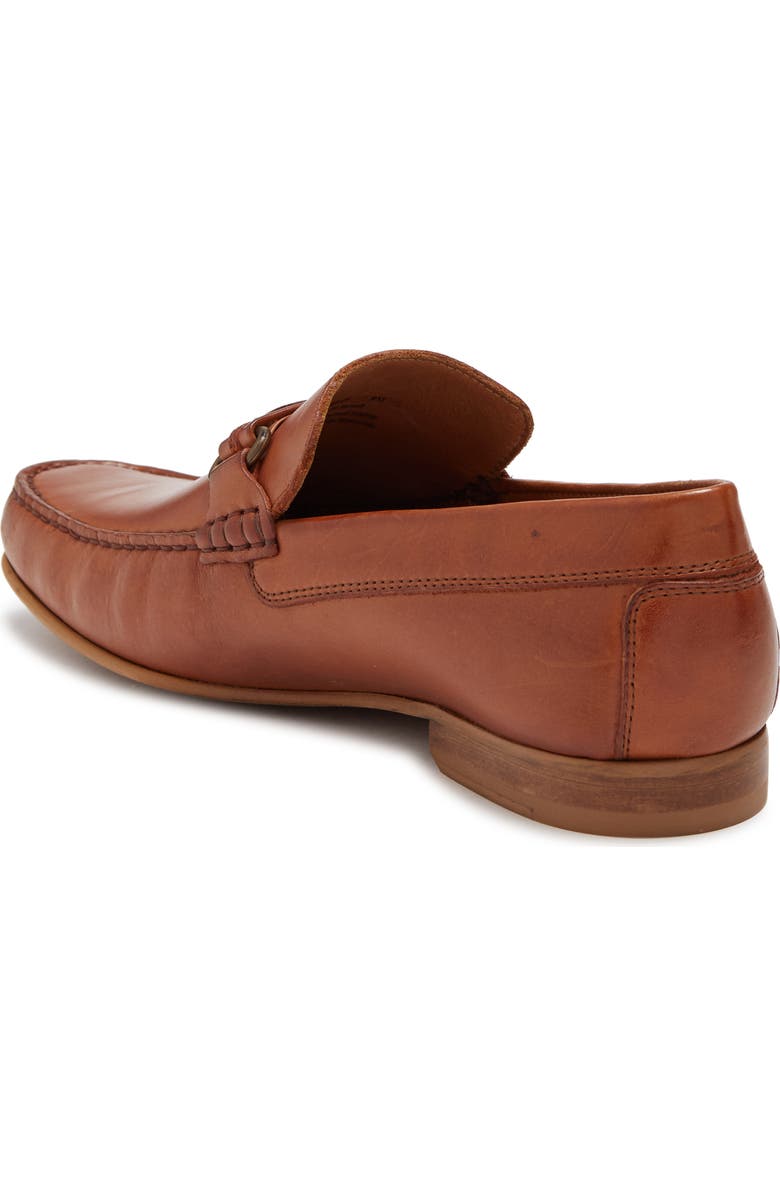 Donald Pliner Calf Leather Bit Loafer, Alternate, color, Whiskey