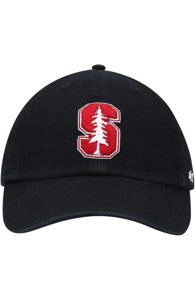 '47 Men's '47 Black Stanford Cardinal Vintage Clean Up Adjustable Hat, Alternate, color, 