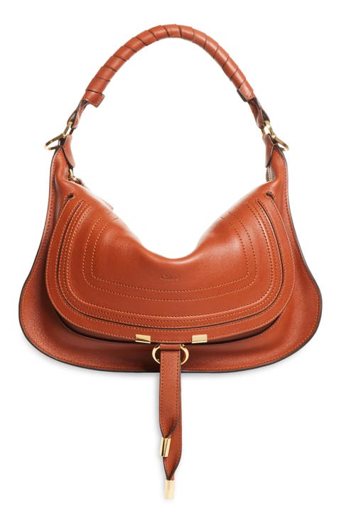 Small Marcie Leather Shoulder Bag