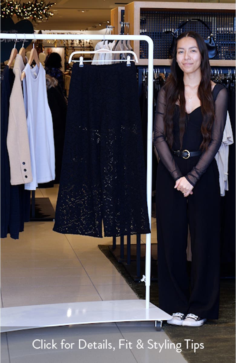 Linney Semisheer Lace Ankle Pants, sales video thumbnail