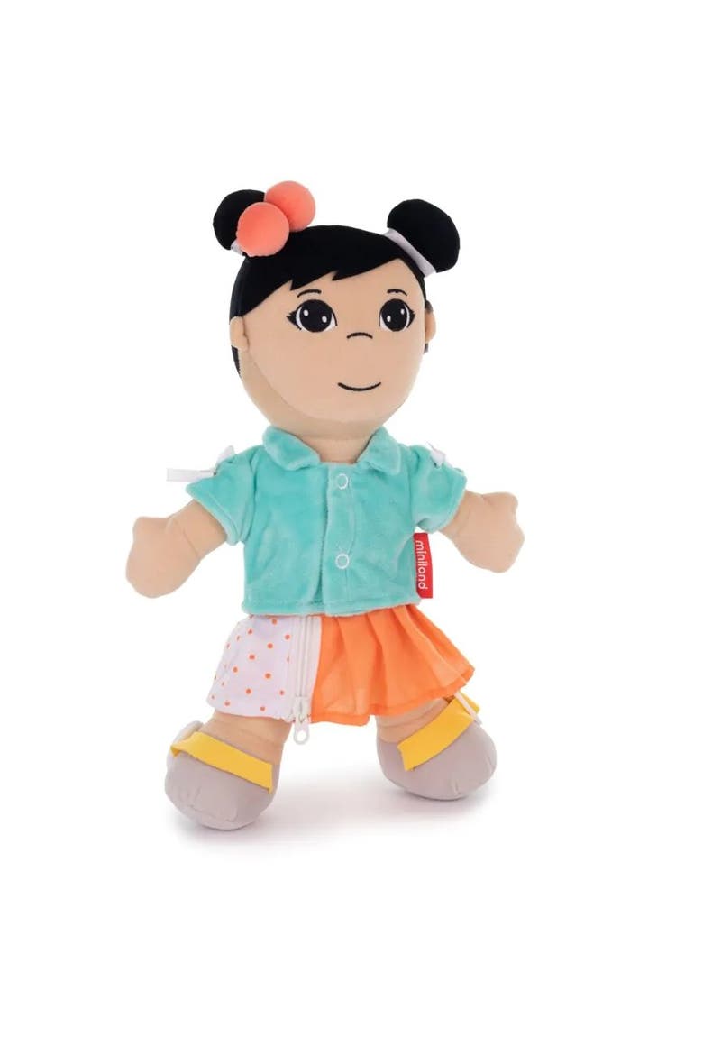 Washable Diversity Fastening Doll Asian  Girl, Main, color, Medium Light Skin