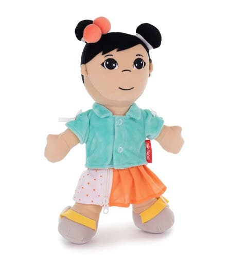 Washable Diversity Fastening Doll Asian  Girl