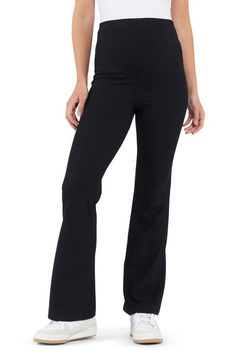 Ripe Jonah Rib Flare Pant - Black