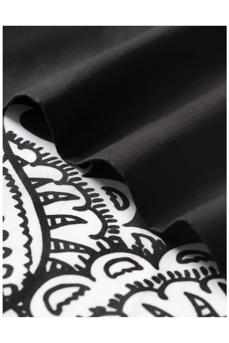 Paisley 4-Piece Sheet Set, Alternate, color, BLACK
