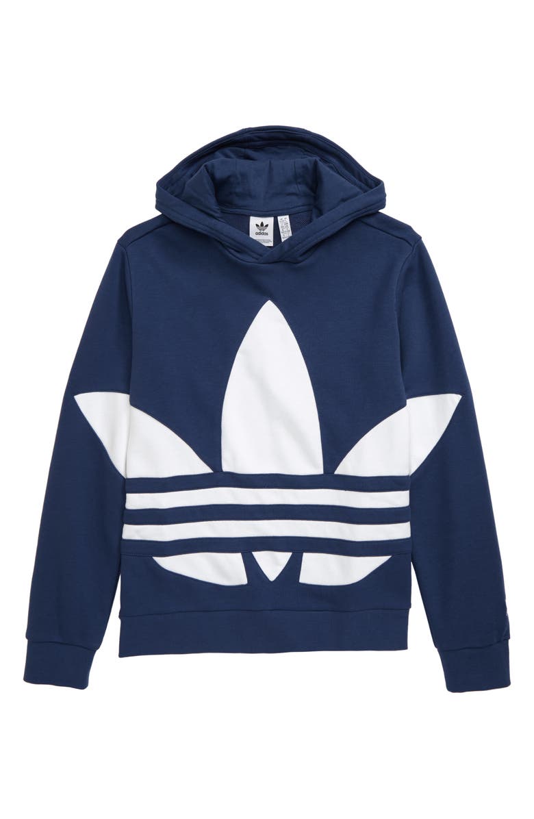 adidas Originals Big Trefoil Hoodie, Main, color,
