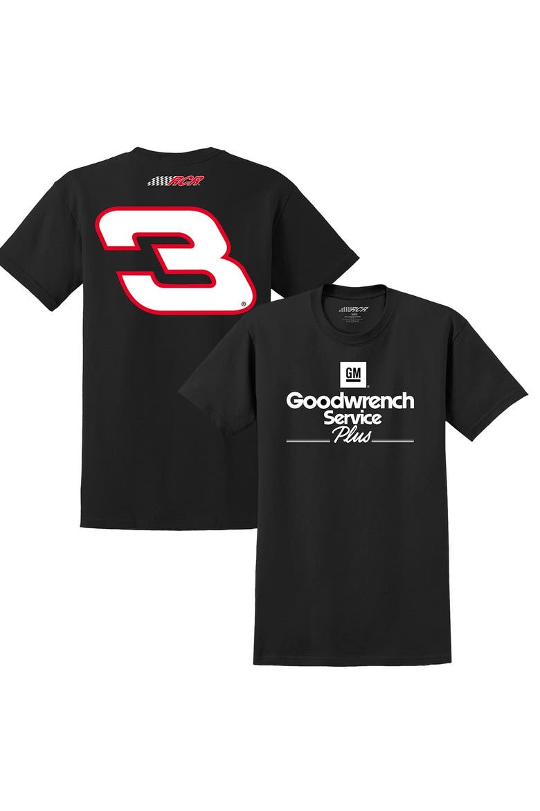 Men's Richard Childress Racing Team Collection Black Dale Earnhardt Goodwrench Service Plus Sponsor Lifestyle T-Shirt, Main, color, Black