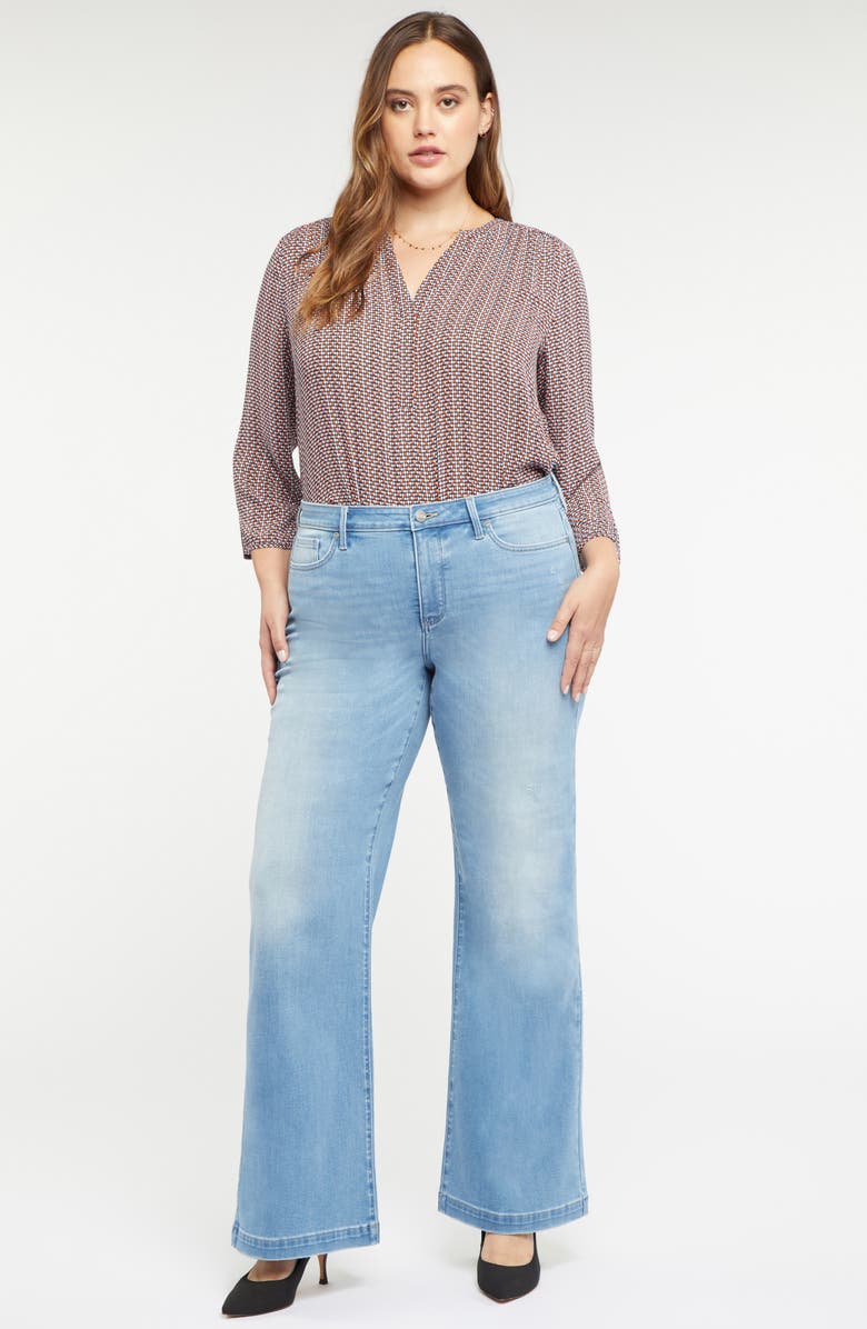 NYDJ Teresa Ankle Wide Leg Jeans, Alternate, color, 