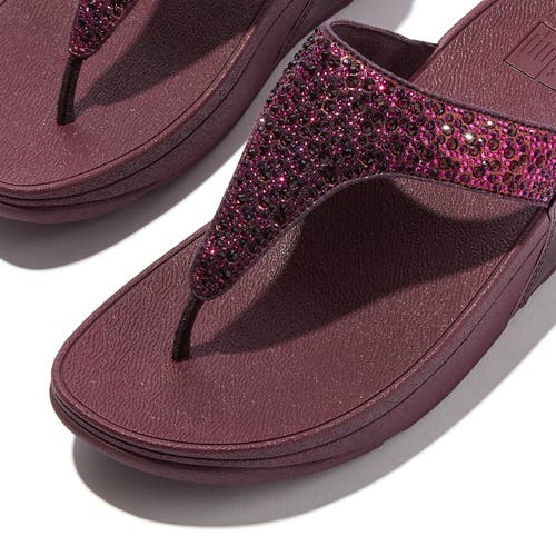 Fitflop Lulu Crystal-mix Toe-post Sandals In Multi