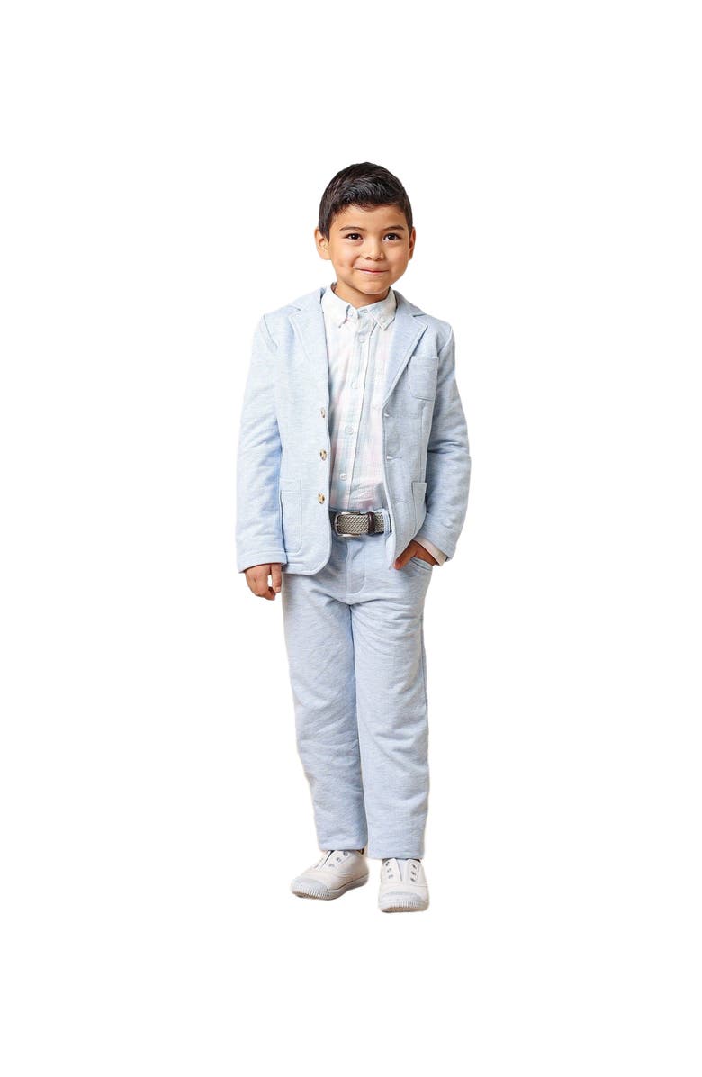 Hope & Henry Boys' Organic Seersucker Suit Jacket, Toddler, Alternate, color, Blue Seersucker