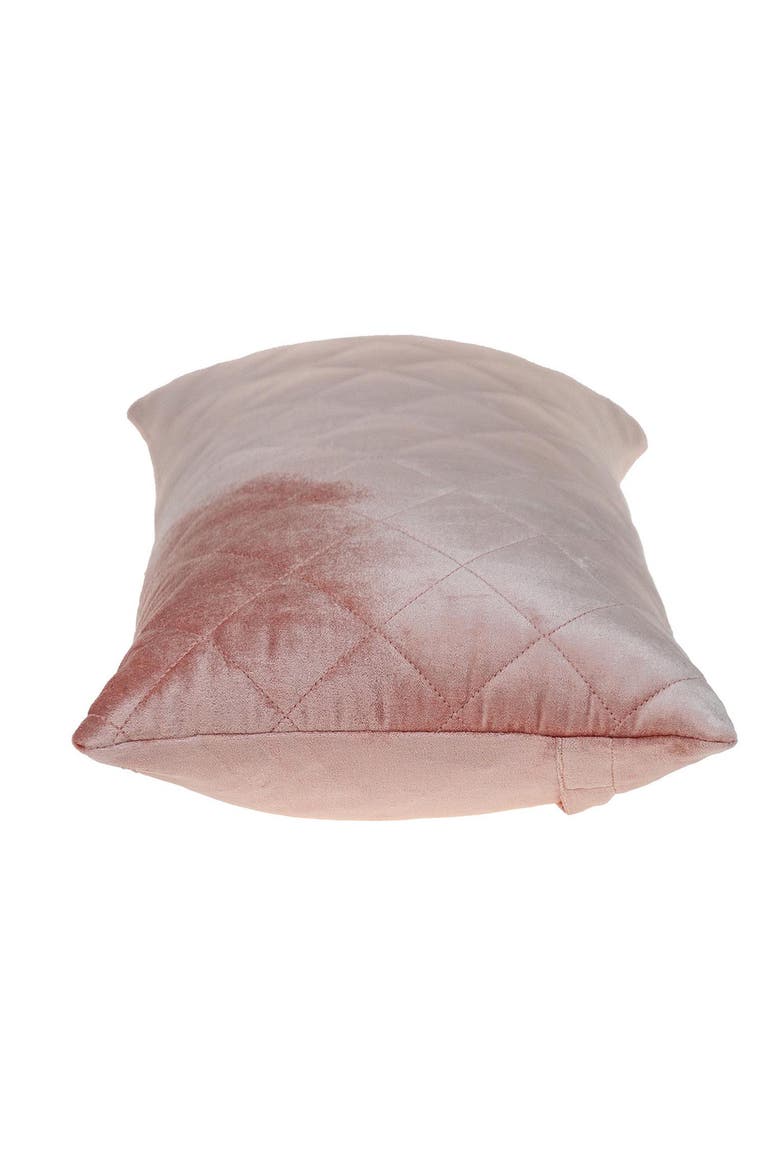 Milo Quilted Throw Pillow, Alternate, color, PINK