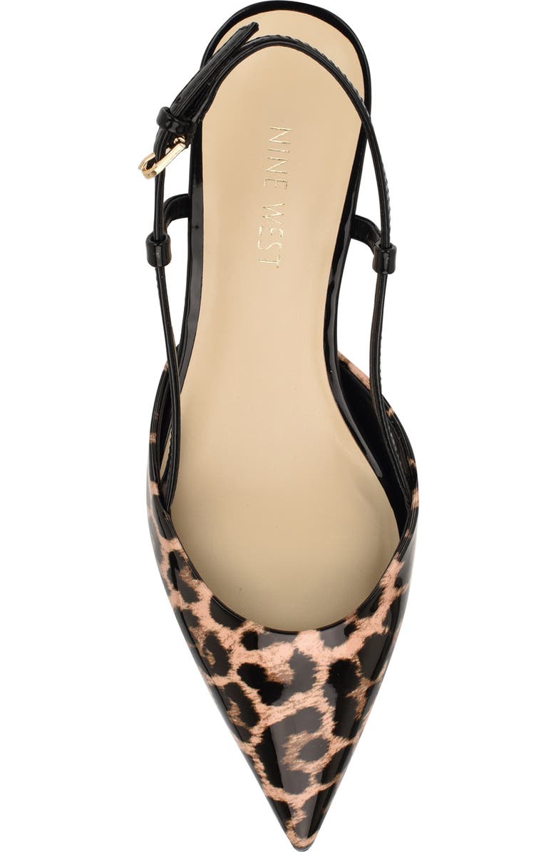 Nine West Rowen Slingback Pump, Alternate, color, Dark Natural 122