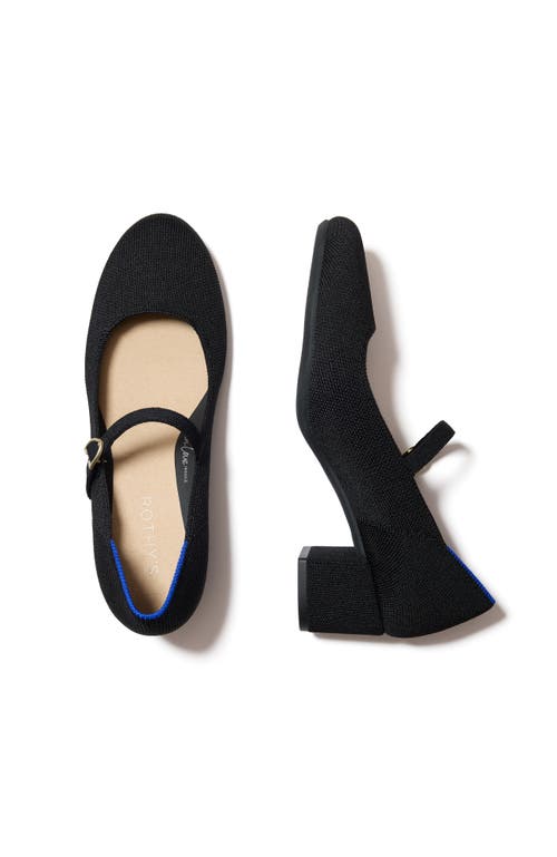 Rothys Rothy's The Mary Jane Heel In Black