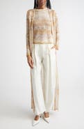 Missoni Metallic Zigzag Jacquard Duster