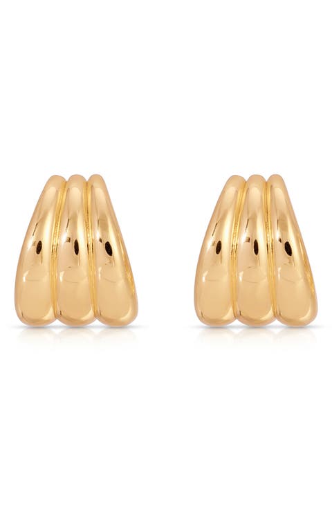 Rooted Vines Medium Hoop Earrings