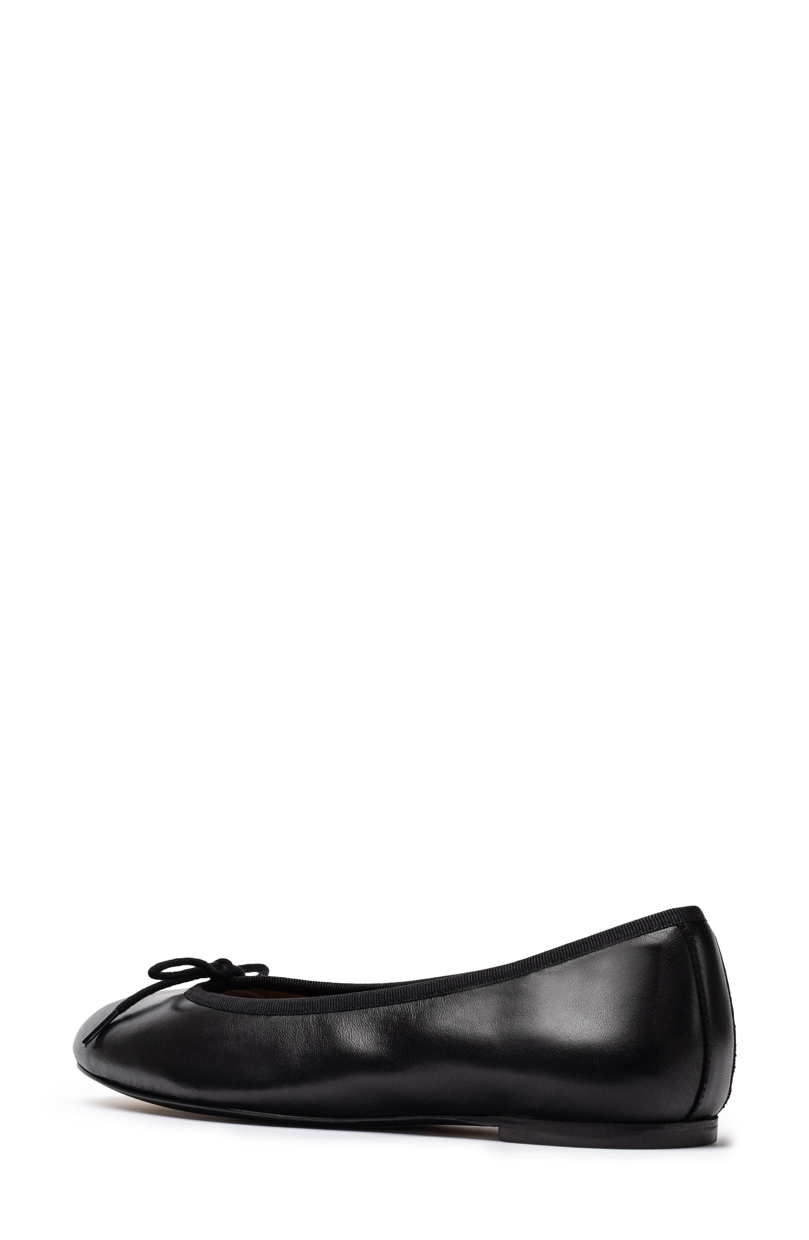 Jon Josef Barcelona Ballet Flat, Alternate, color, Black Leather