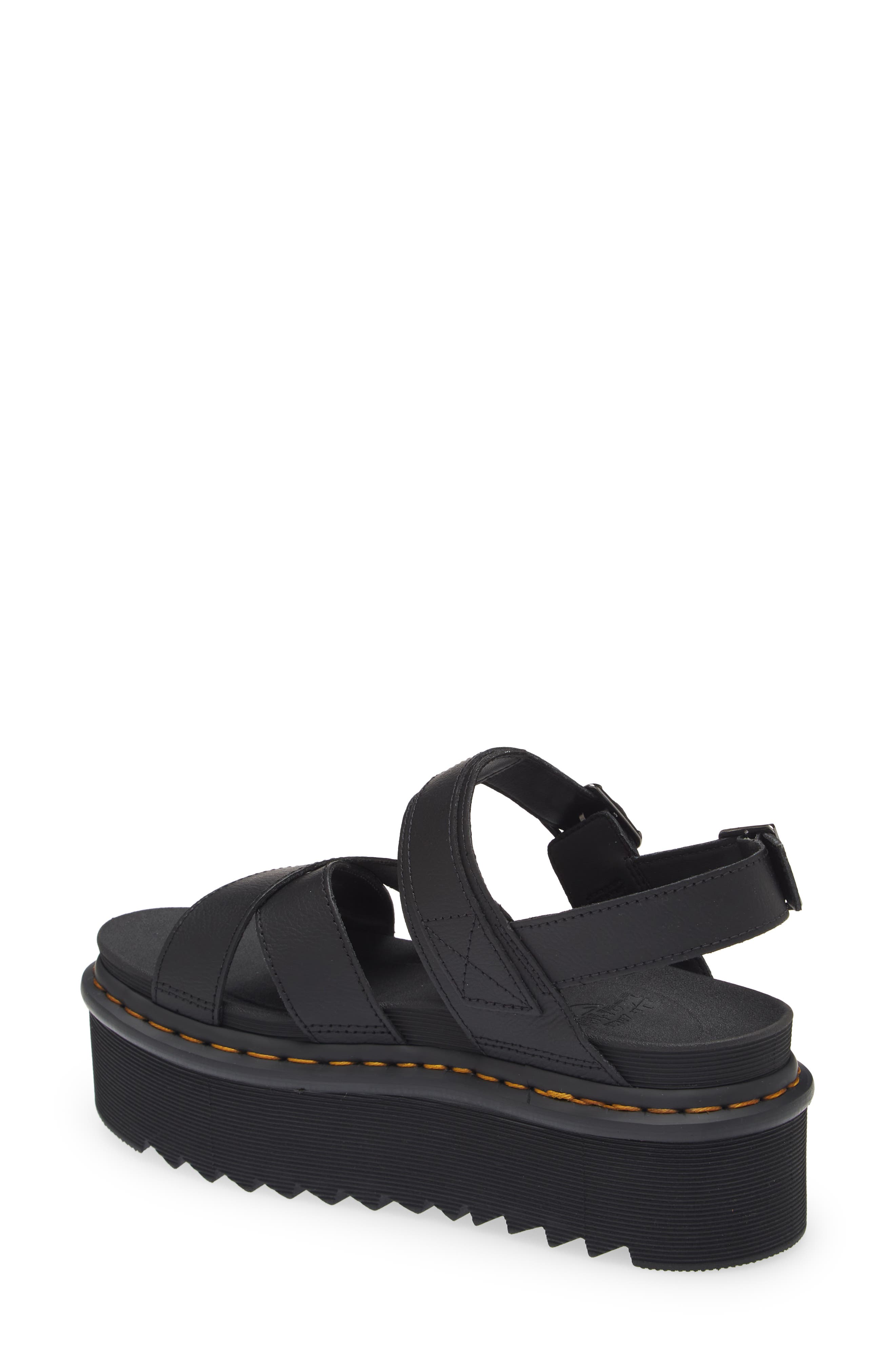 Dr. Martens Voss II Quad Strappy Platform Sandal, Alternate, color, 