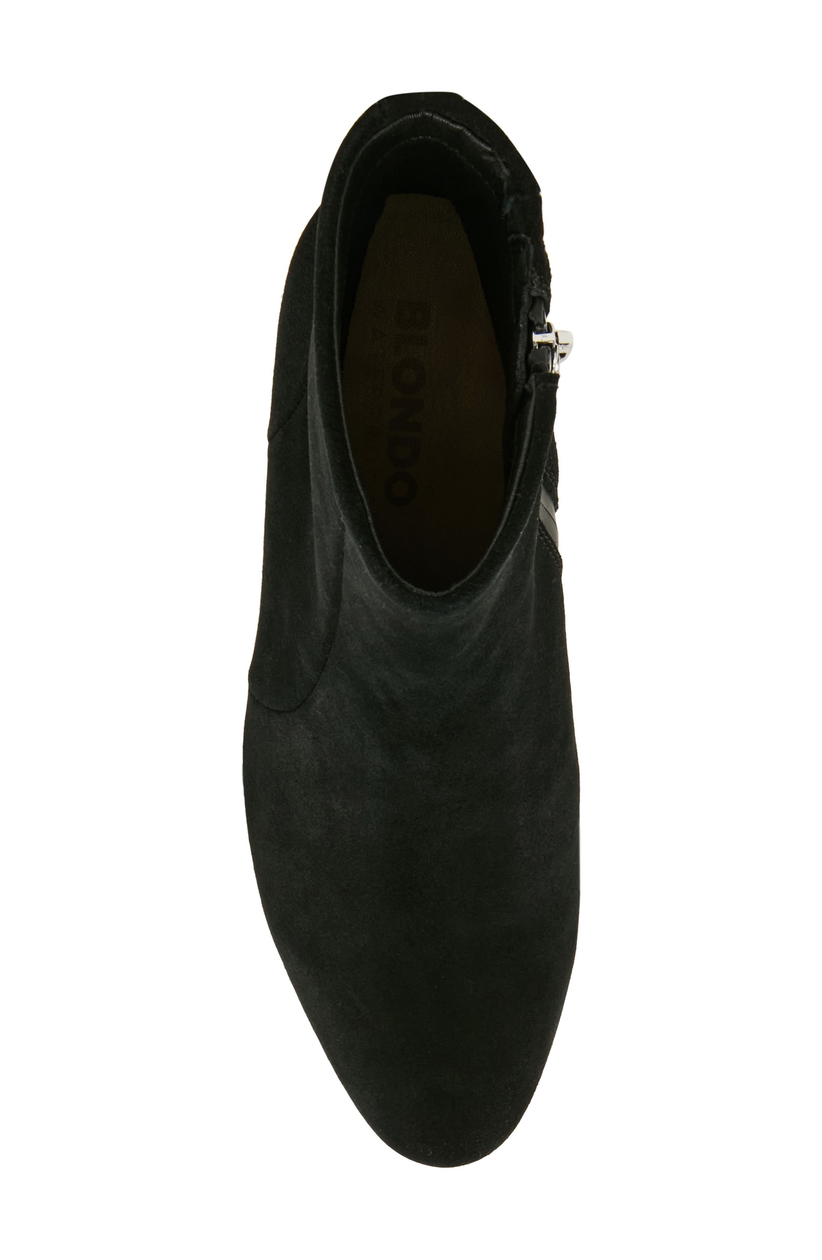 Nicolette Waterproof Bootie, Alternate, color, BLACK SUEDE