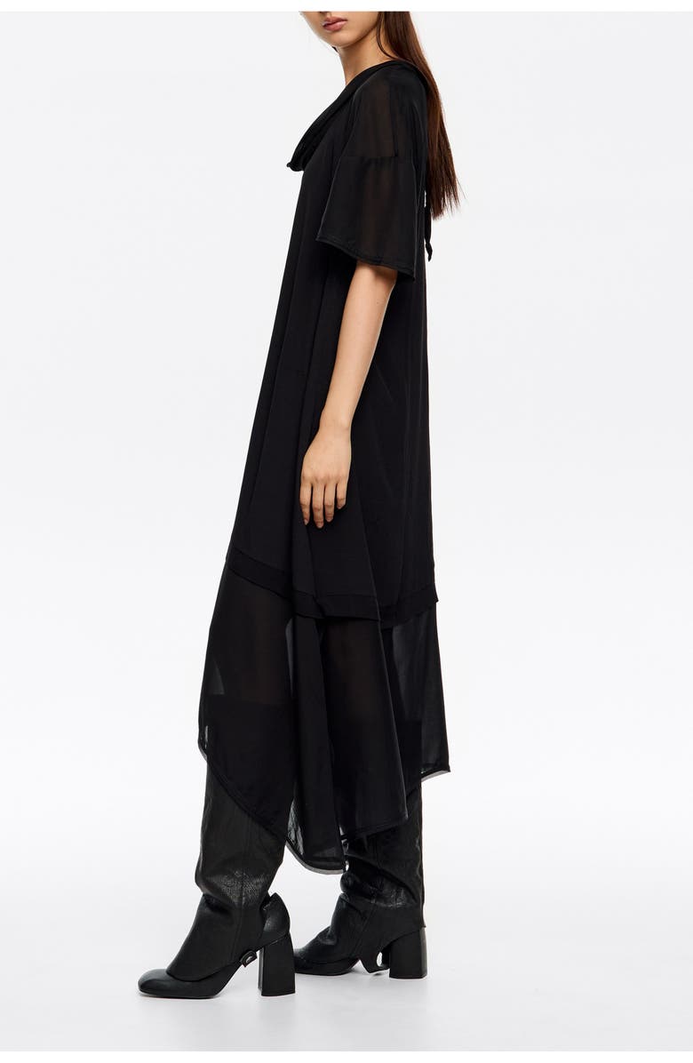 Bimba y Lola A-Line 2 1 Dress, Alternate, color, Washed Black