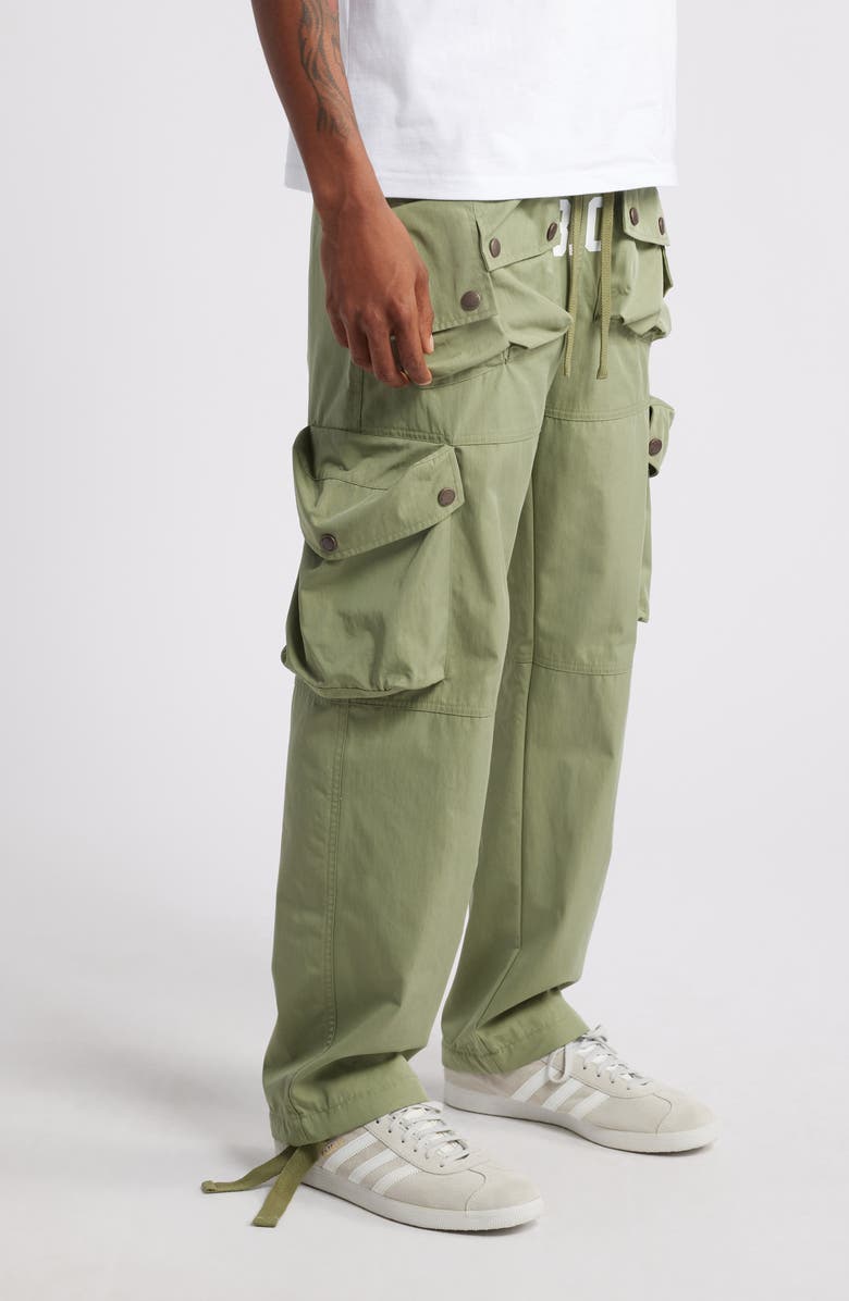 Billionaire Boys Club Heat Index Cargo Pants, Alternate, color, Oil Green