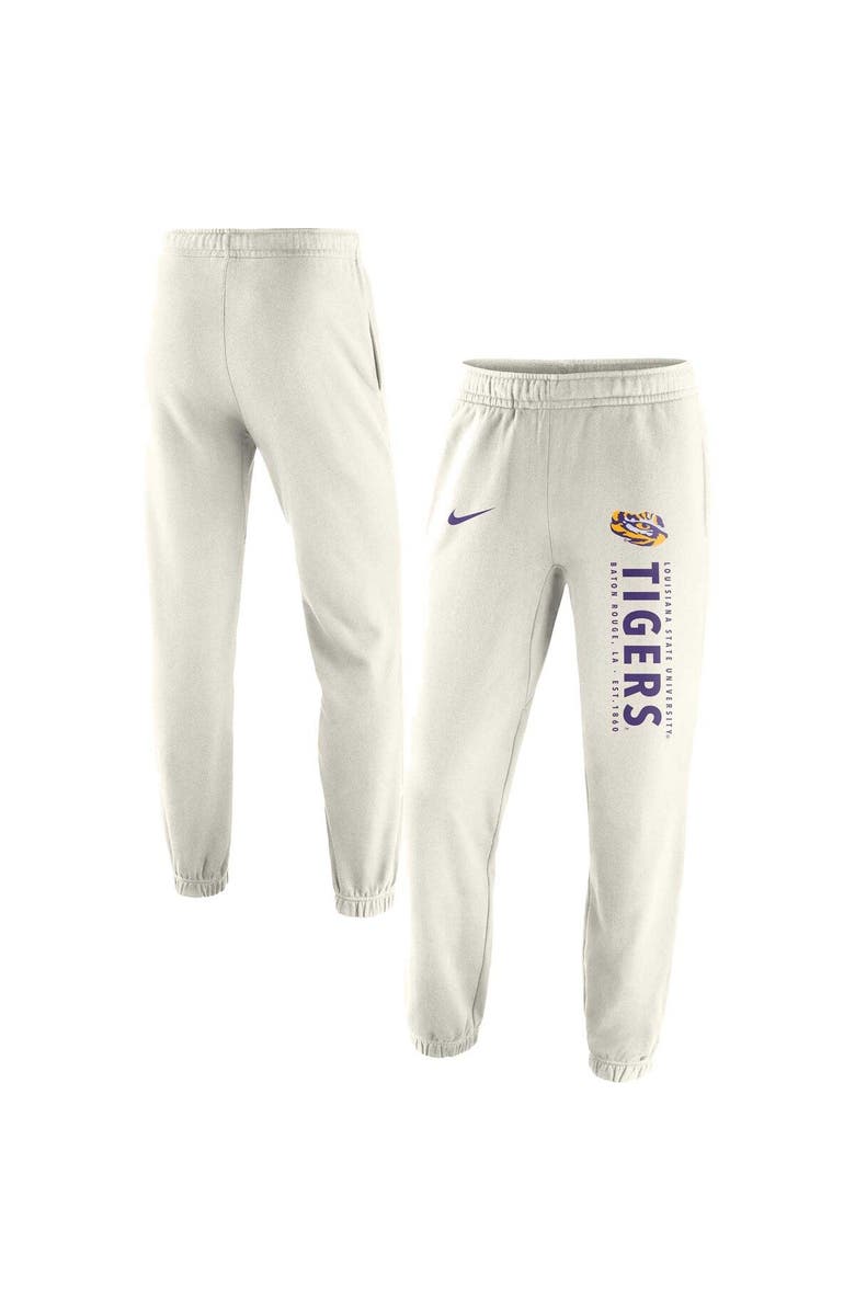 Nike Men's Nike Cream LSU Tigers Saturday Fleece Pants, Alternate, color, 