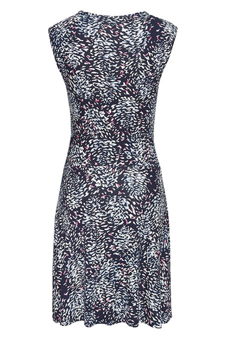 Women's Sleeveless Print Dress, Alternate, color, Blue-Printed