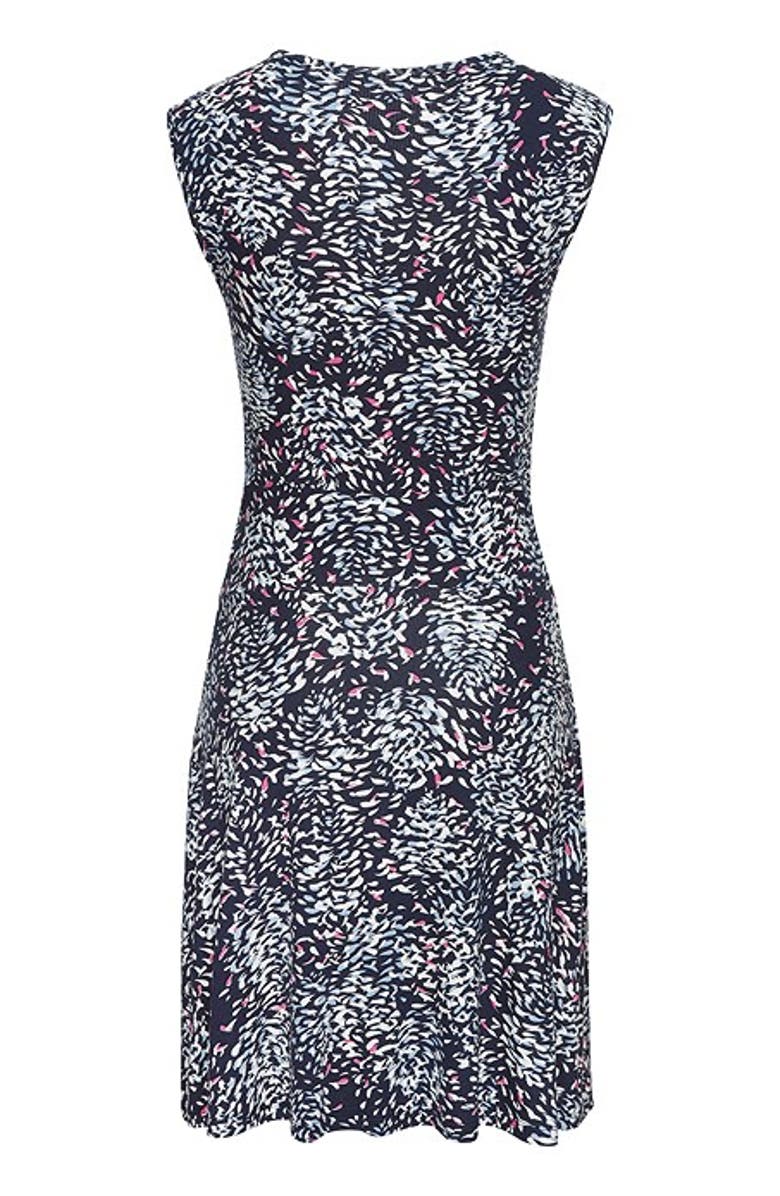 LASCANA Women's Sleeveless Print Dress, Alternate, color, Blue-Printed