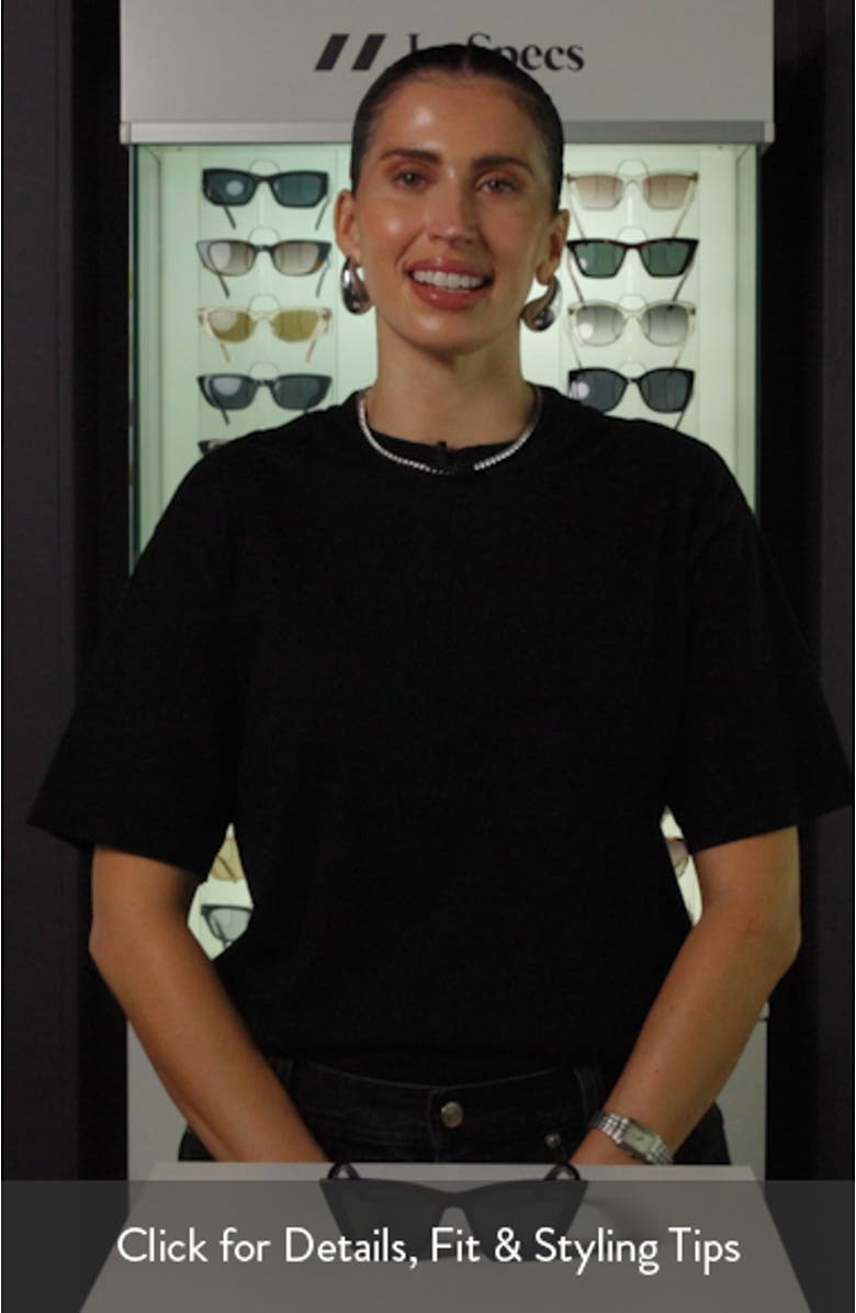 Veledrome 54mm Gradient Cat Eye Sunglasses, sales video thumbnail