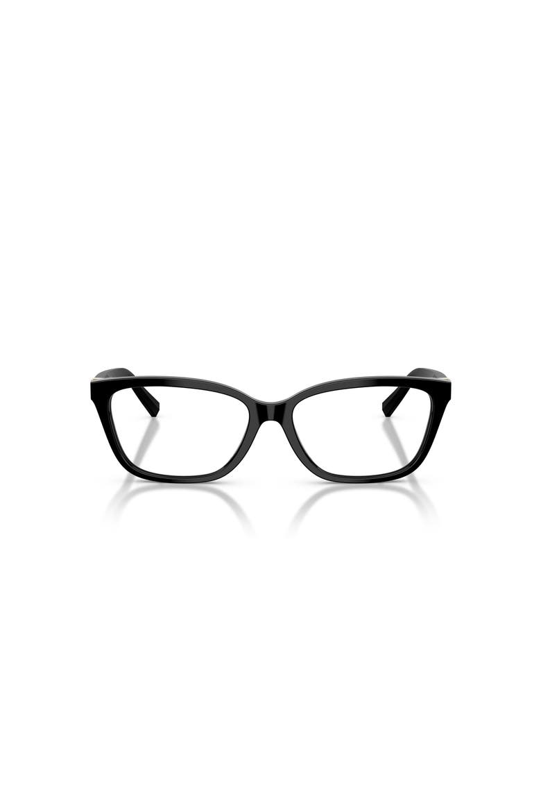 53mm Rectangle optical glasses, Alternate, color, Black