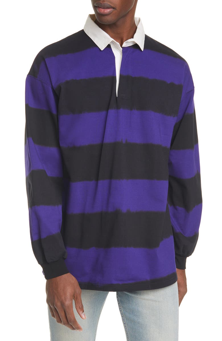 Needles Stripe Rugby Polo Shirt, Main, color,