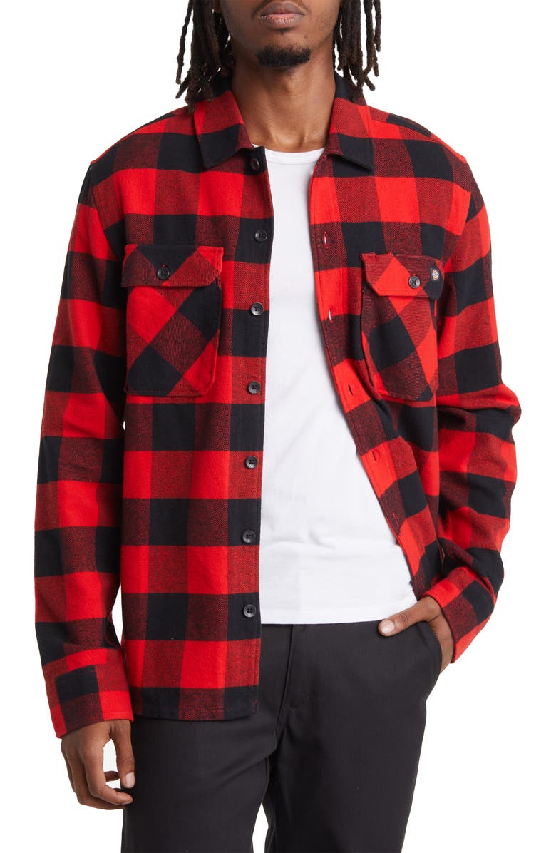 Dickies Sacramento Plaid Shirt Jacket, Main, color, 