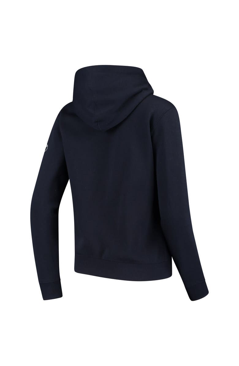 COLOSSEUM Women's Stadium Athletic Navy BYU Cougars Arched Name Full-Zip Hoodie, Alternate, color, Navy