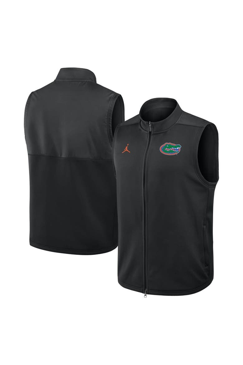 Men's Jordan Brand Black Florida Gators Primetime Victory Performance Full-Zip Vest, Alternate, color, Black