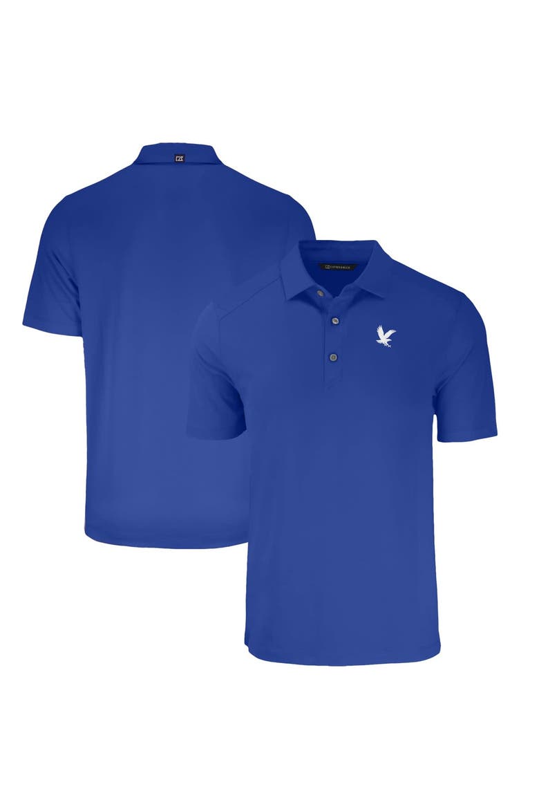 Men's Cutter & Buck Royal Embry-Riddle Eagles Big & Tall Forge Eco Stretch Recycled Polo, Main, color, Royal