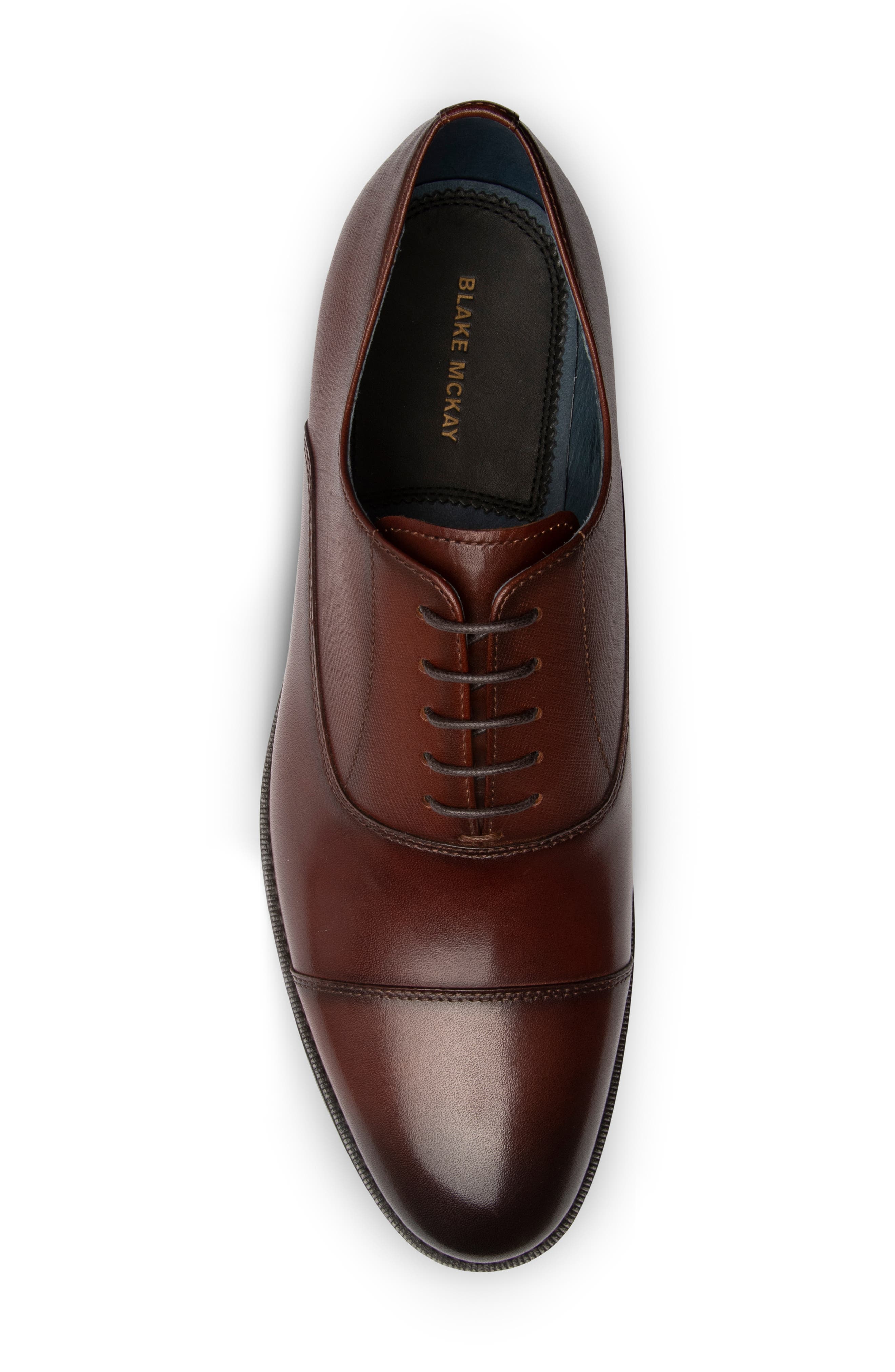 Blake Mckay McNeil Cap Toe Oxford, Alternate, color, Brandy