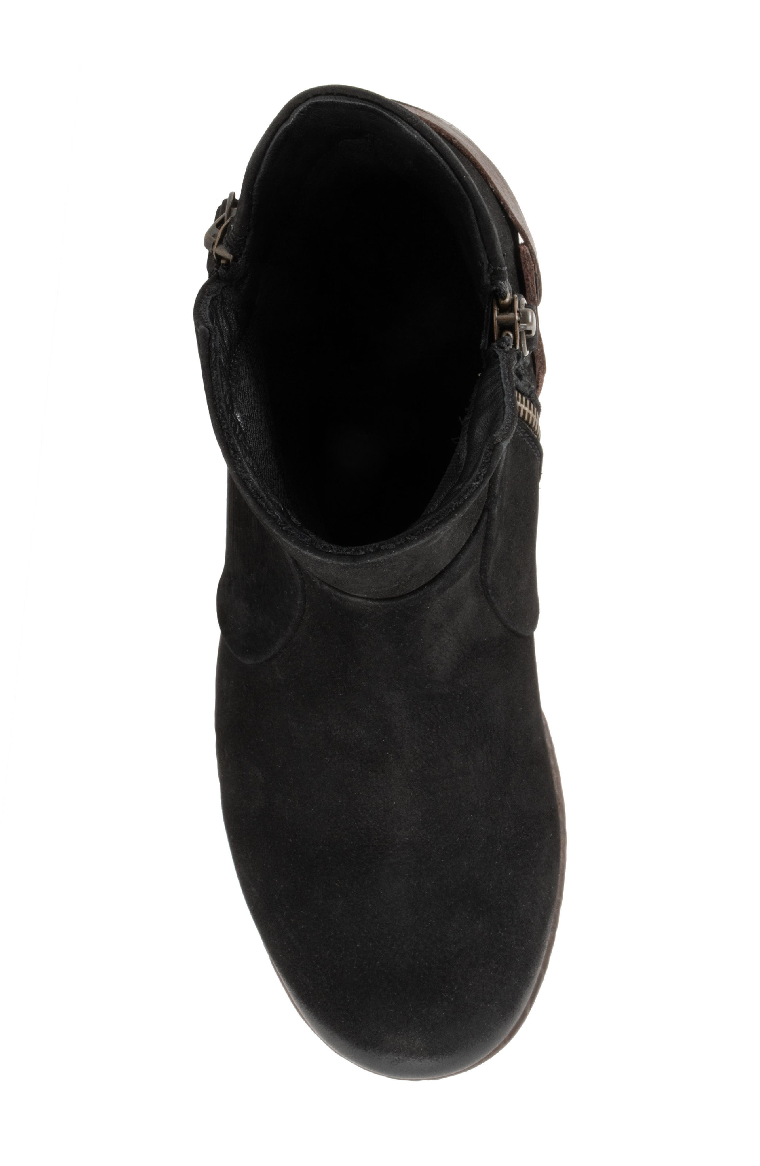 Bueno Fallon Bootie, Alternate, color, Black Nubuck