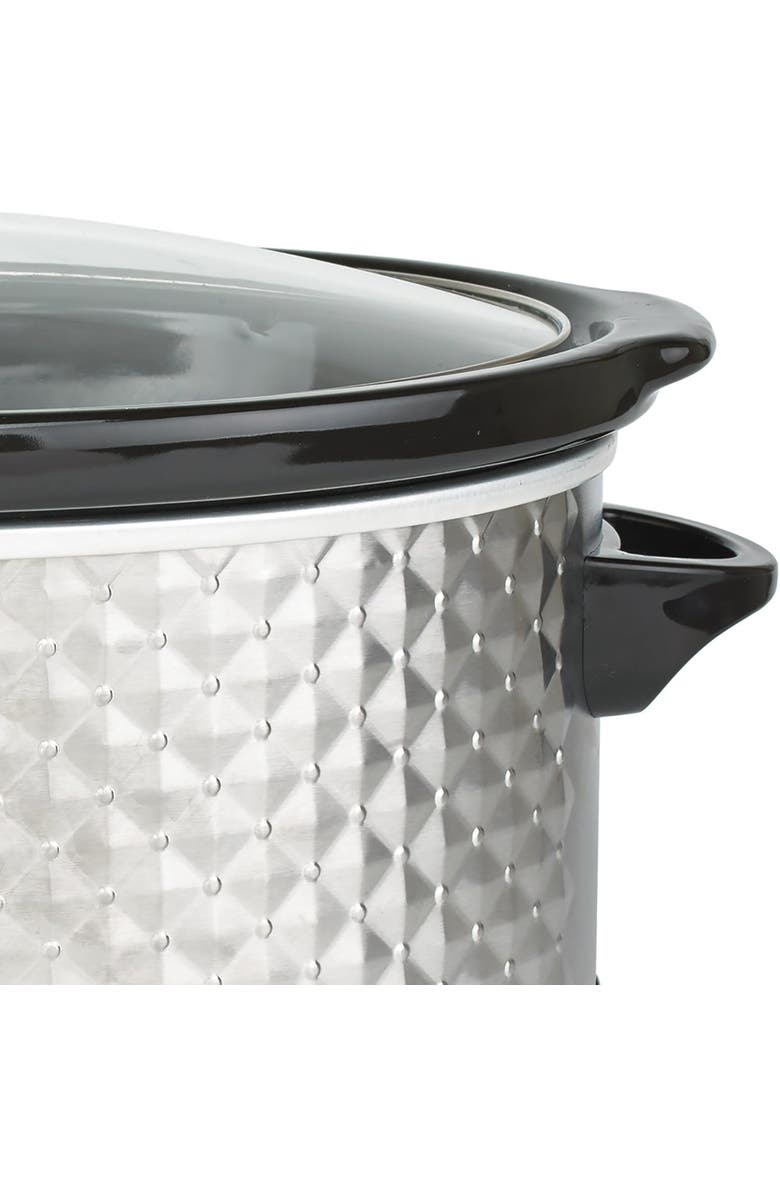 Brentwood Slow Cooker, Alternate, color, Silver