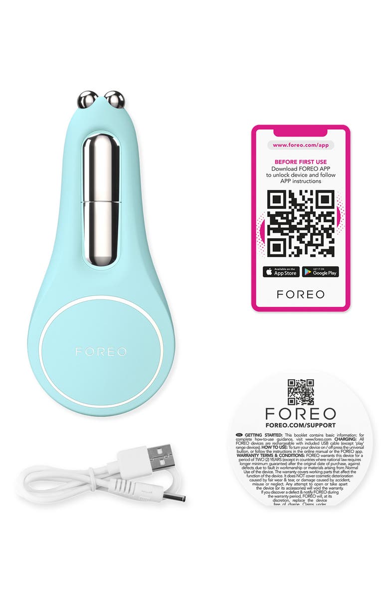 FOREO BEAR 2 Eyes & Lips Microcurrent Line Smoothing Device, Alternate, color, Mint