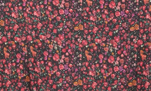 Hutch Chase Long Sleeve Midi Tiered Dress In Pink