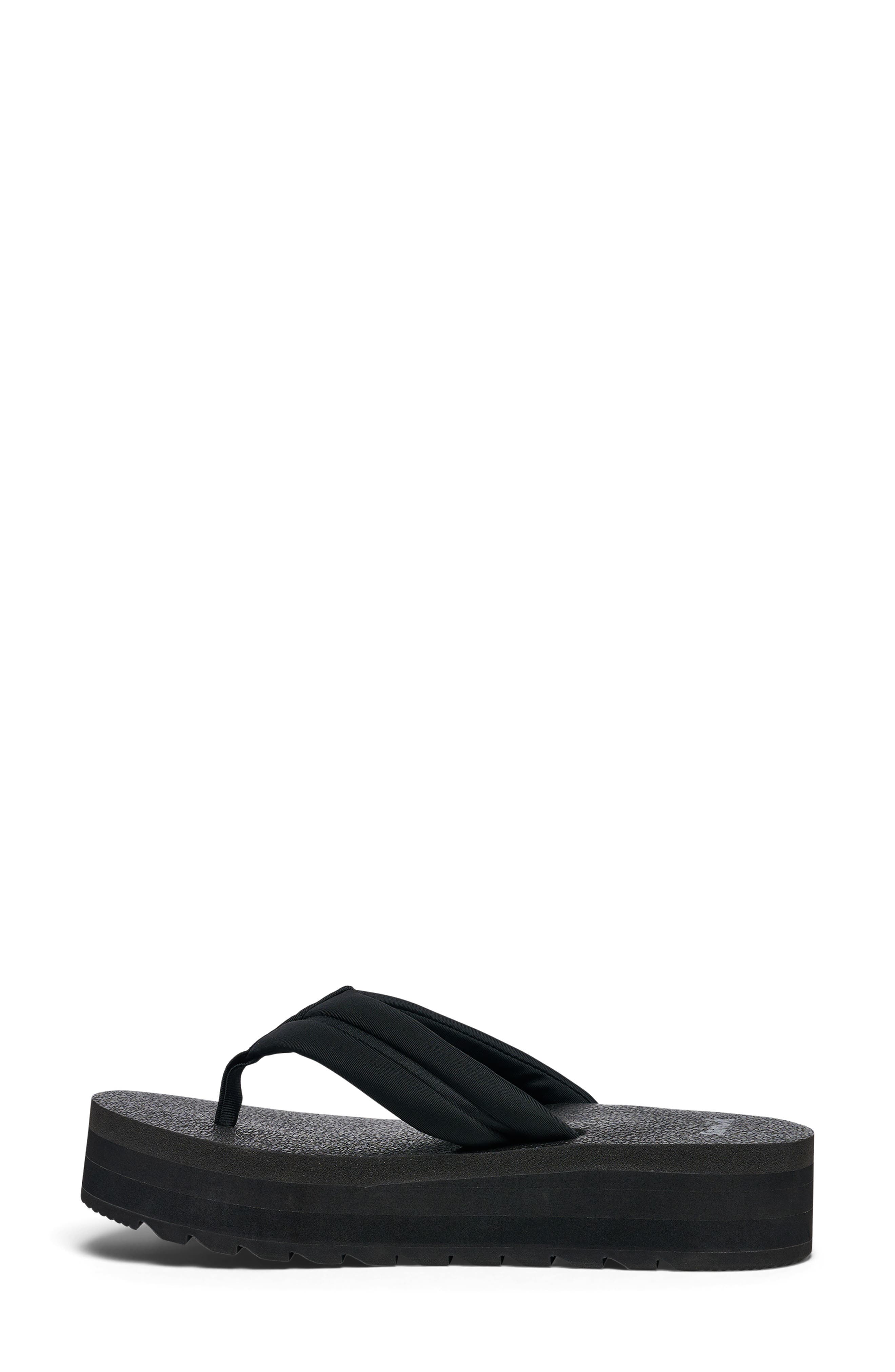 Sanuk Yoga Platform Flip Flop, Alternate, color, 