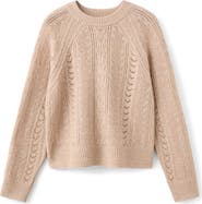 MANGO Pointelle Crewneck Sweater