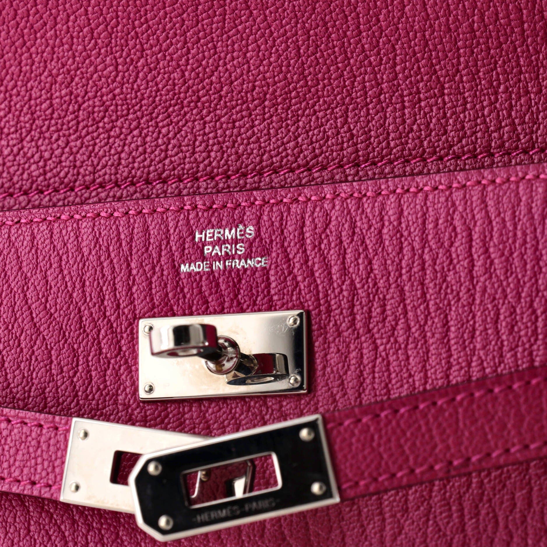 Kelly Trifold Wallet Chevre Mysore Medium, Alternate, color, Pink