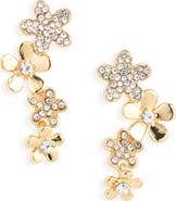 Cara Flower Cubic Zirconia Earrings