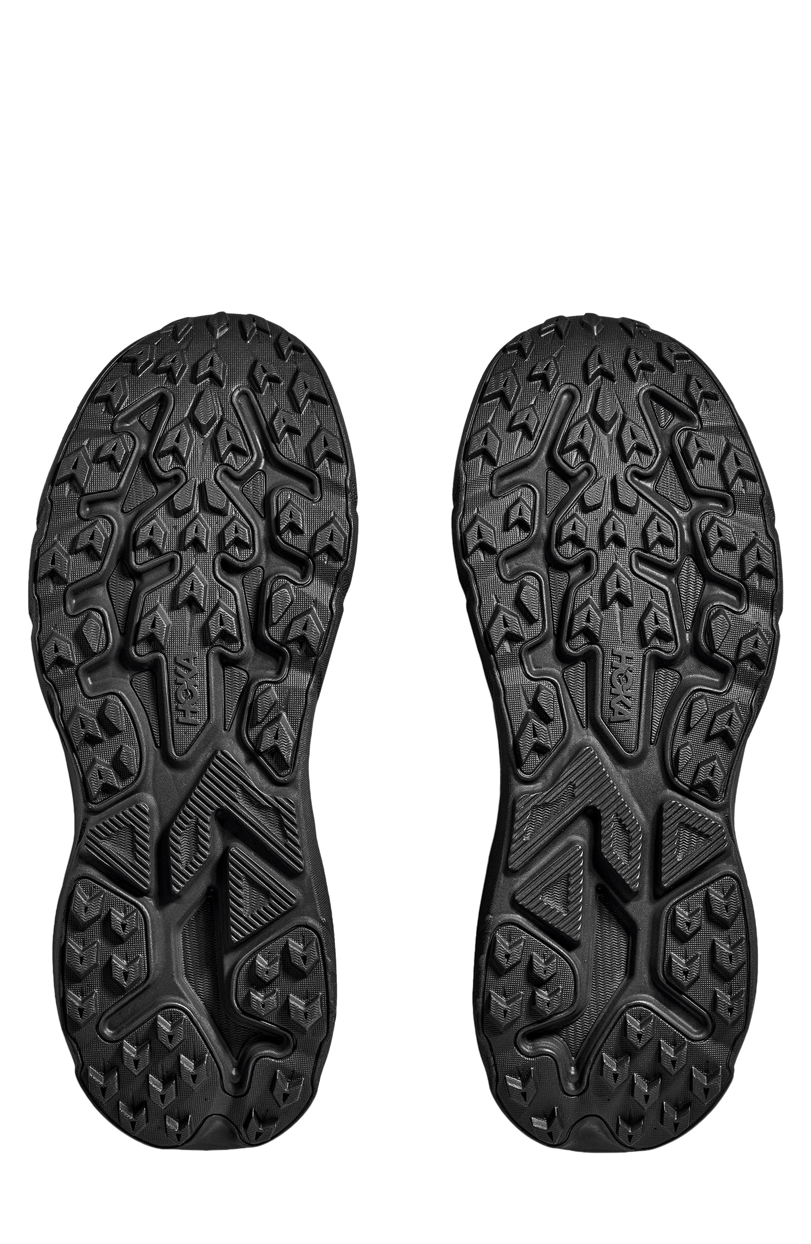 HOKA Challenger 8 GTX Gore-Tex<sup>®</sup> Waterproof Trail Running Shoe, Alternate, color, Black / Carbon Black