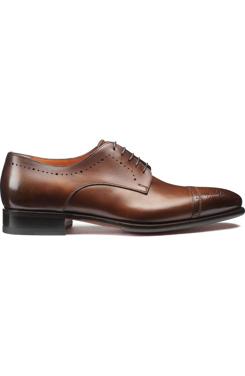 Santoni Ironside Cap Toe Derby, Alternate, color,