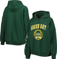 Tommy Hilfiger Women's Tommy Hilfiger Green Green Bay Packers Becca Drop Shoulder Pullover Hoodie