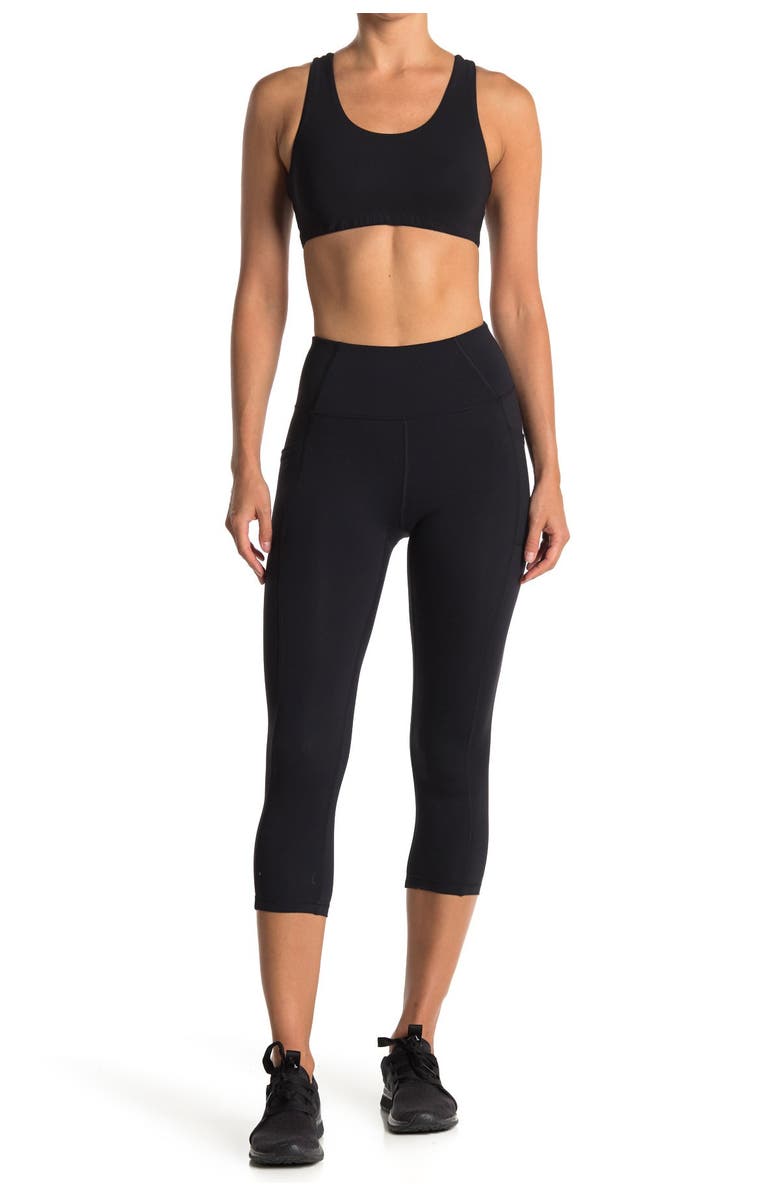 X by Gottex Vanessa Slip Pocket Capri Leggings, Alternate, color,